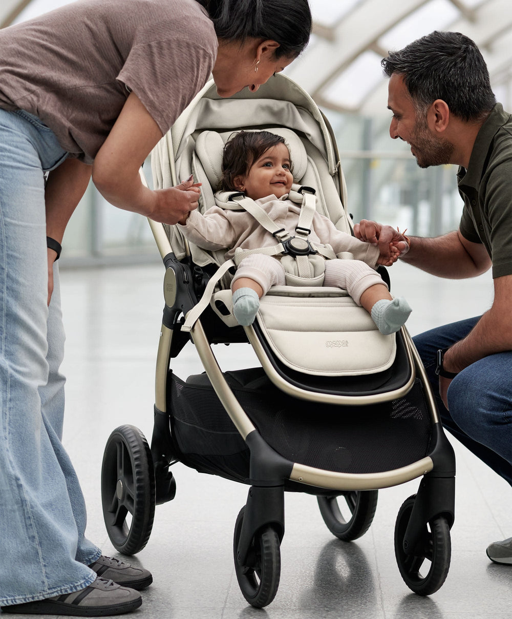 Mamas &amp; Papas Pushchairs Ocarro 2 Pushchair Bundle With Cybex Cloud T i-Size Rotating Baby Car Seat &amp; Base (10 Pieces) - Shell