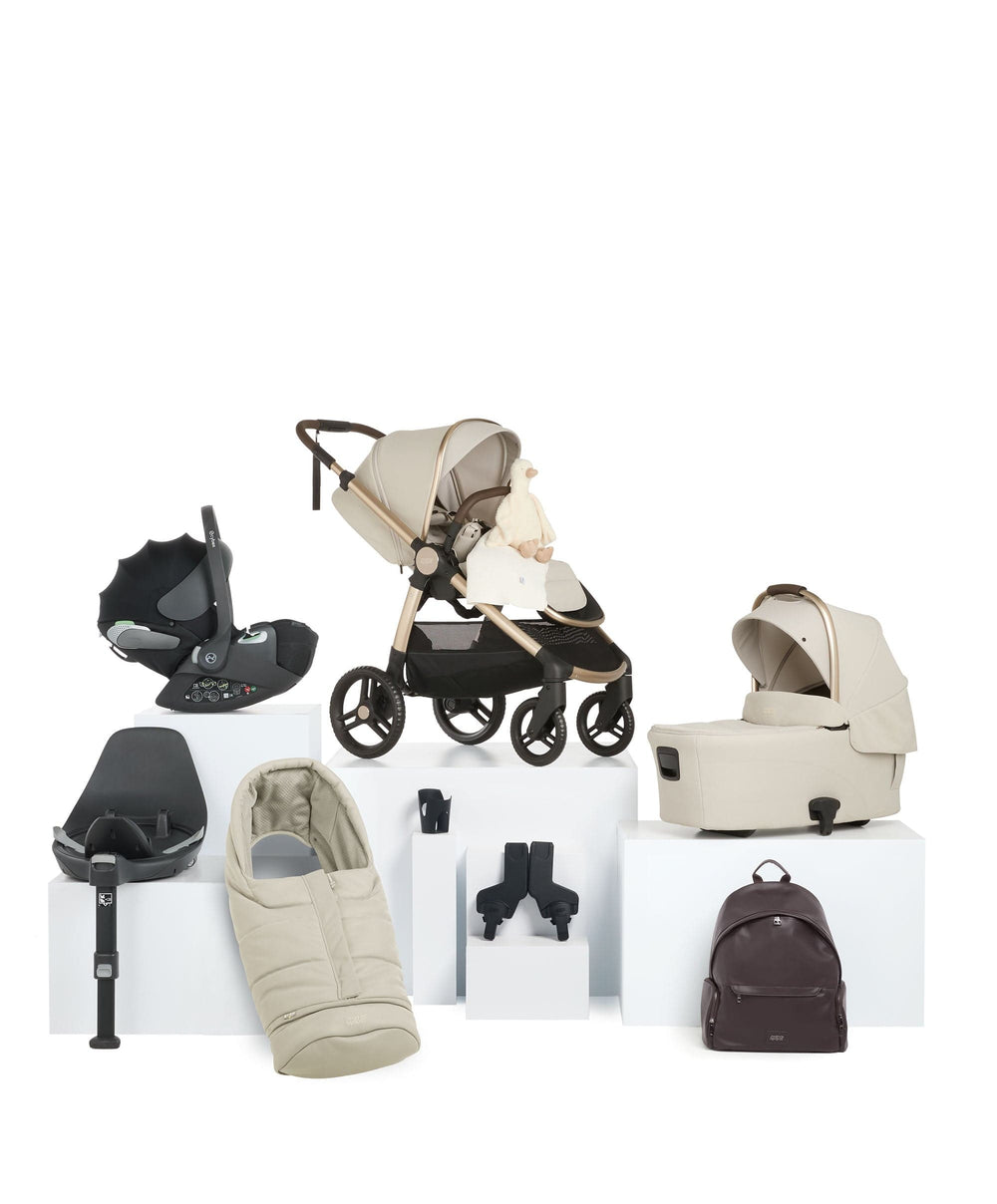 Mamas &amp; Papas Pushchairs Ocarro 2 Pushchair Bundle With Cybex Cloud T i-Size Rotating Baby Car Seat &amp; Base (10 Pieces) - Shell