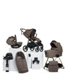 Mamas & Papas Pushchairs Ocarro 2 Pushchair Bundle with Maxi-Cosi Pebble 360 Car Seat & Base (9 Pieces) - Crema