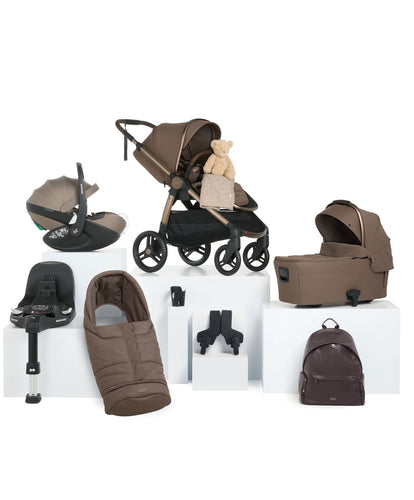 Mamas & Papas Pushchairs Ocarro 2 Pushchair Bundle With Maxi-Cosi Pebble 360 Pro² Car Seat & Base (10 Pieces) - Crema