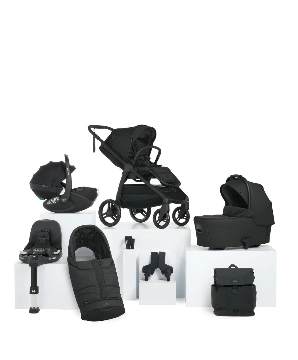 Mamas &amp; Papas Pushchairs Ocarro 2 Pushchair Bundle With Maxi-Cosi Pebble 360 Pro² Car Seat &amp; Base (8 Pieces) - Eclipse