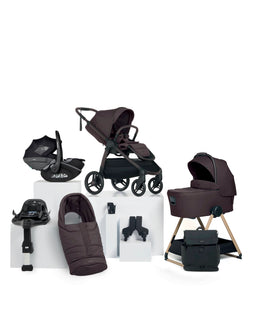 Mamas & Papas Pushchairs Ocarro 2 Pushchair Bundle with Maxi-Cosi Pebble Slide Pro Car Seat & Base (9 Pieces) - Americano