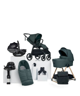Mamas & Papas Pushchairs Ocarro 2 Pushchair Bundle with Maxi-Cosi Pebble Slide Pro Car Seat & Base (9 Pieces) - Teal