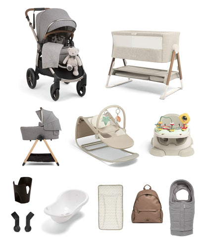 Mamas & Papas Pushchairs Ocarro 2 Pushchair Ultimate Newborn Bundle (14 Pieces) - Heritage