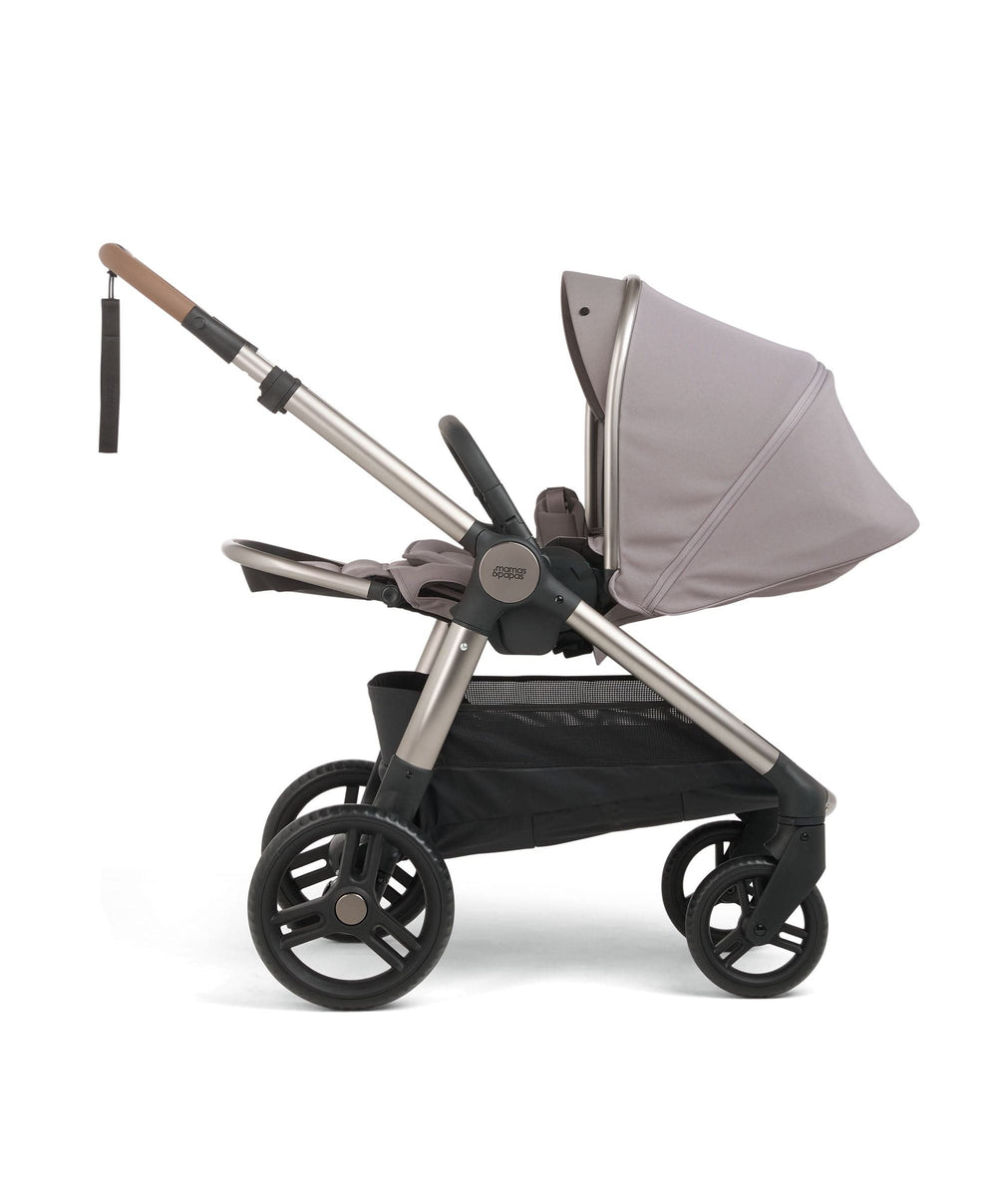 Mamas &amp; Papas Pushchairs Ocarro 2 Pushchair Ultimate Newborn Bundle with Maxi-Cosi Pebble 360 Pro2 &amp; Base (14 Pieces) - Moonstone Grey