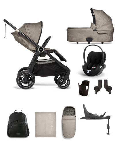 Mamas & Papas Pushchairs Ocarro 9 Piece Complete Bundle Including Cloud T Car Seat and Base in Nocturn