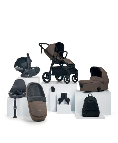 Mamas & Papas Pushchairs Ocarro Pushchair Bundle with Cybex Cloud T Car Seat (8 Pieces) - Café