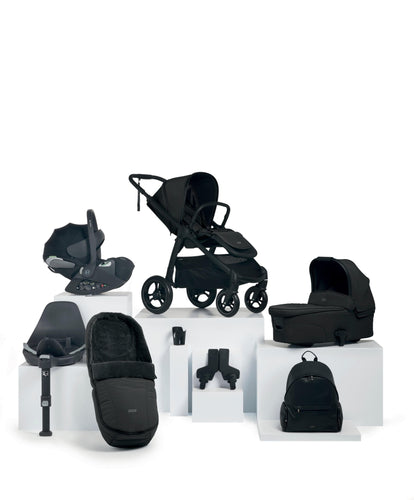 Mamas & Papas Pushchairs Ocarro Pushchair Bundle with Cybex Cloud T Car Seat (8 Pieces) - Jet