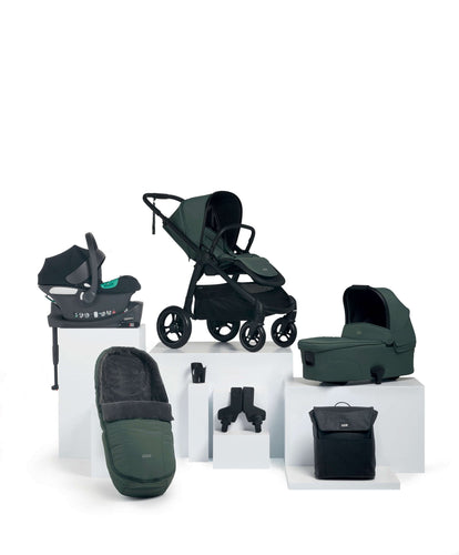 Mamas & Papas Pushchairs Ocarro Pushchair Complete Bundle with Cybex Aton B2 Car Seat & Base (7 Pieces) - Oasis