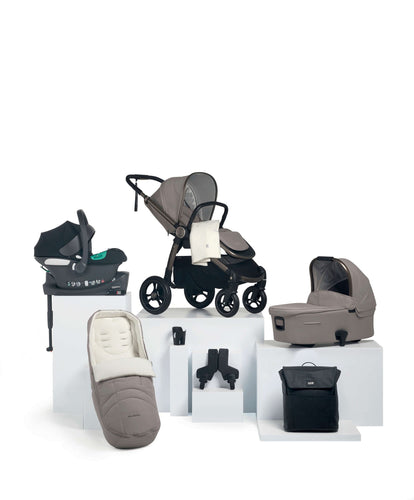 Mamas & Papas Pushchairs Ocarro Pushchair Complete Bundle with Cybex Aton B2 Car Seat & Base (8 Pieces) - Studio
