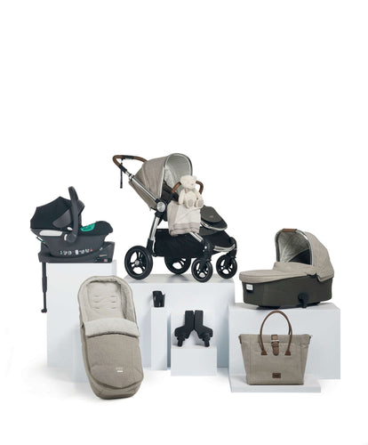 Mamas & Papas Pushchairs Ocarro Pushchair Complete Bundle with Cybex Aton B2 Car Seat & Base (9 Pieces) - Heritage