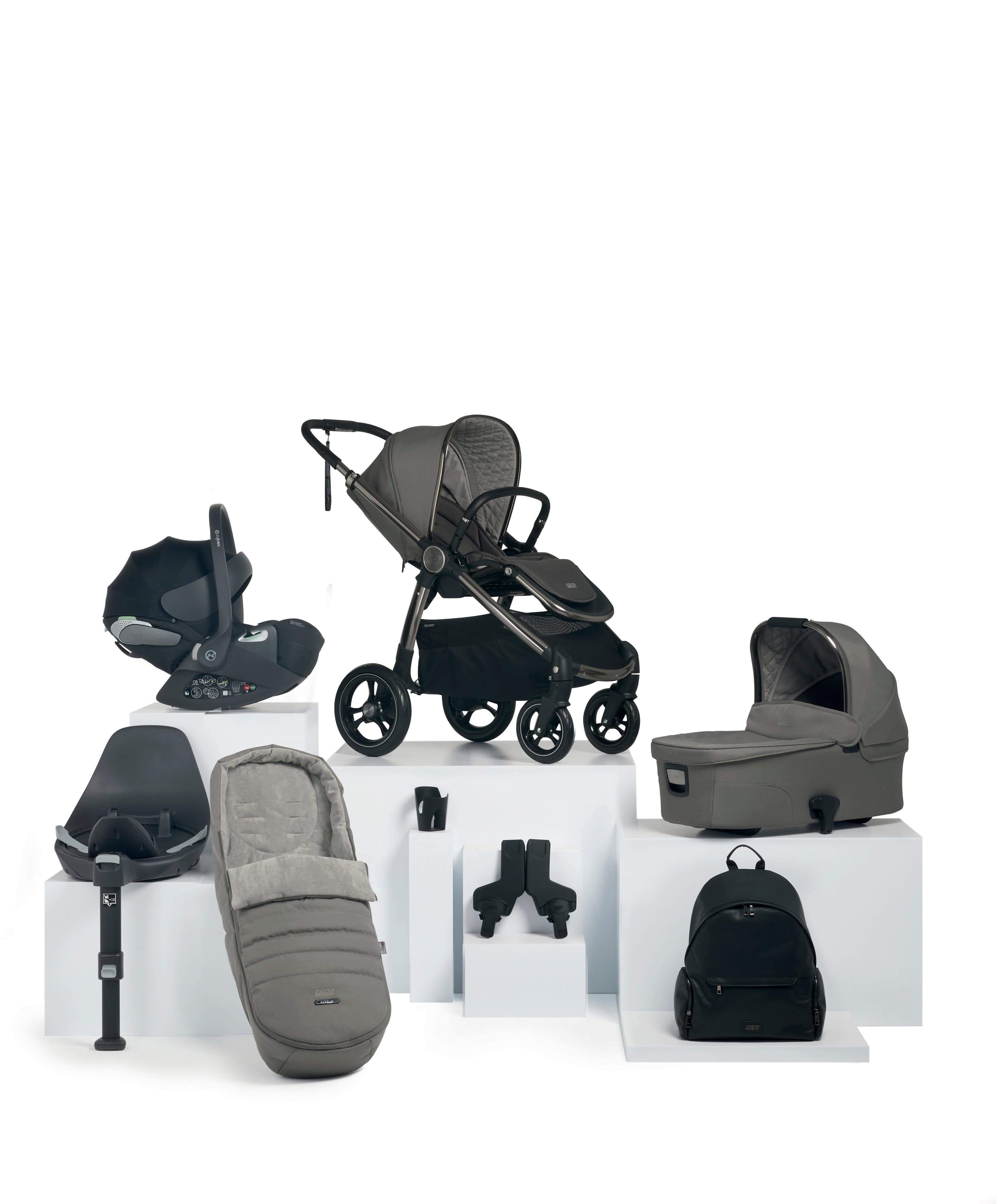Ocarro Pushchair Complete Bundle with Cybex Cloud T Car Seat Base 8 Mamas Papas IE