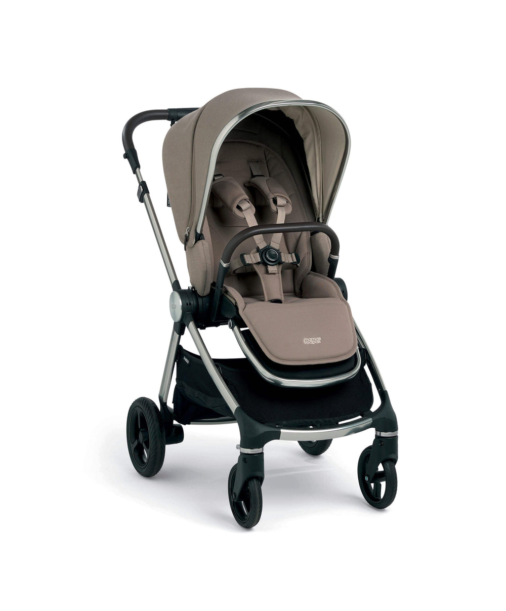 Mamas &amp; Papas Pushchairs Vardo Complete Pushchair Bundle with Maxi-Cosi Pebble Slide Pro Car Seat &amp; Base (9 Pieces) - Heritage
