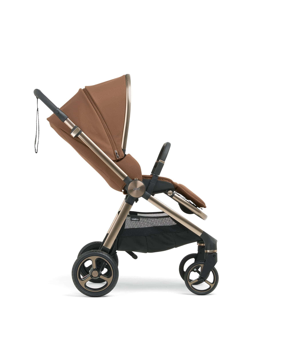 Mamas &amp; Papas Pushchairs Vardo Complete Pushchair Bundle with Maxi-Cosi Pebble Slide Pro Car Seat &amp; Base (9 Pieces) - Nutmeg