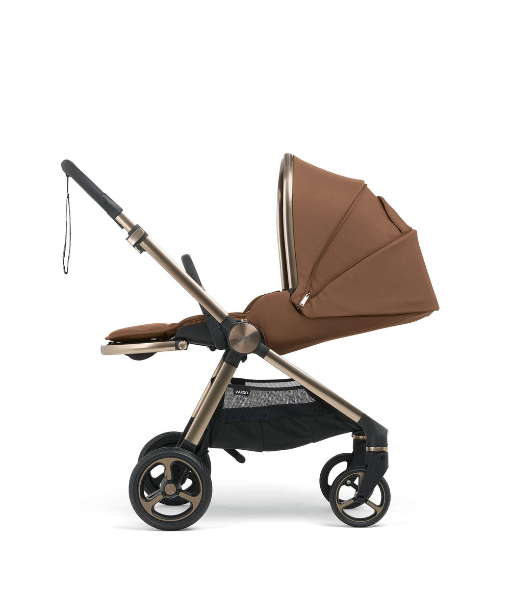 Mamas &amp; Papas Pushchairs Vardo Complete Pushchair Bundle with Maxi-Cosi Pebble Slide Pro Car Seat &amp; Base (9 Pieces) - Nutmeg