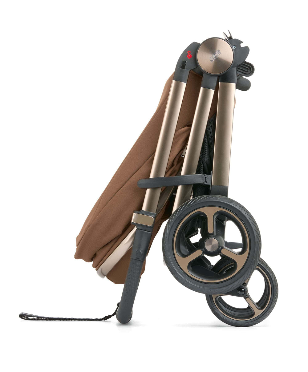 Mamas &amp; Papas Pushchairs Vardo Complete Pushchair Bundle with Maxi-Cosi Pebble Slide Pro Car Seat &amp; Base (9 Pieces) - Nutmeg