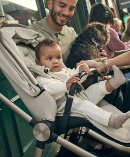 Mamas & Papas Pushchairs Vardo Complete Pushchair Bundle with Maxi-Cosi Pebble Slide Pro Car Seat & Base (9 Pieces) - Shell