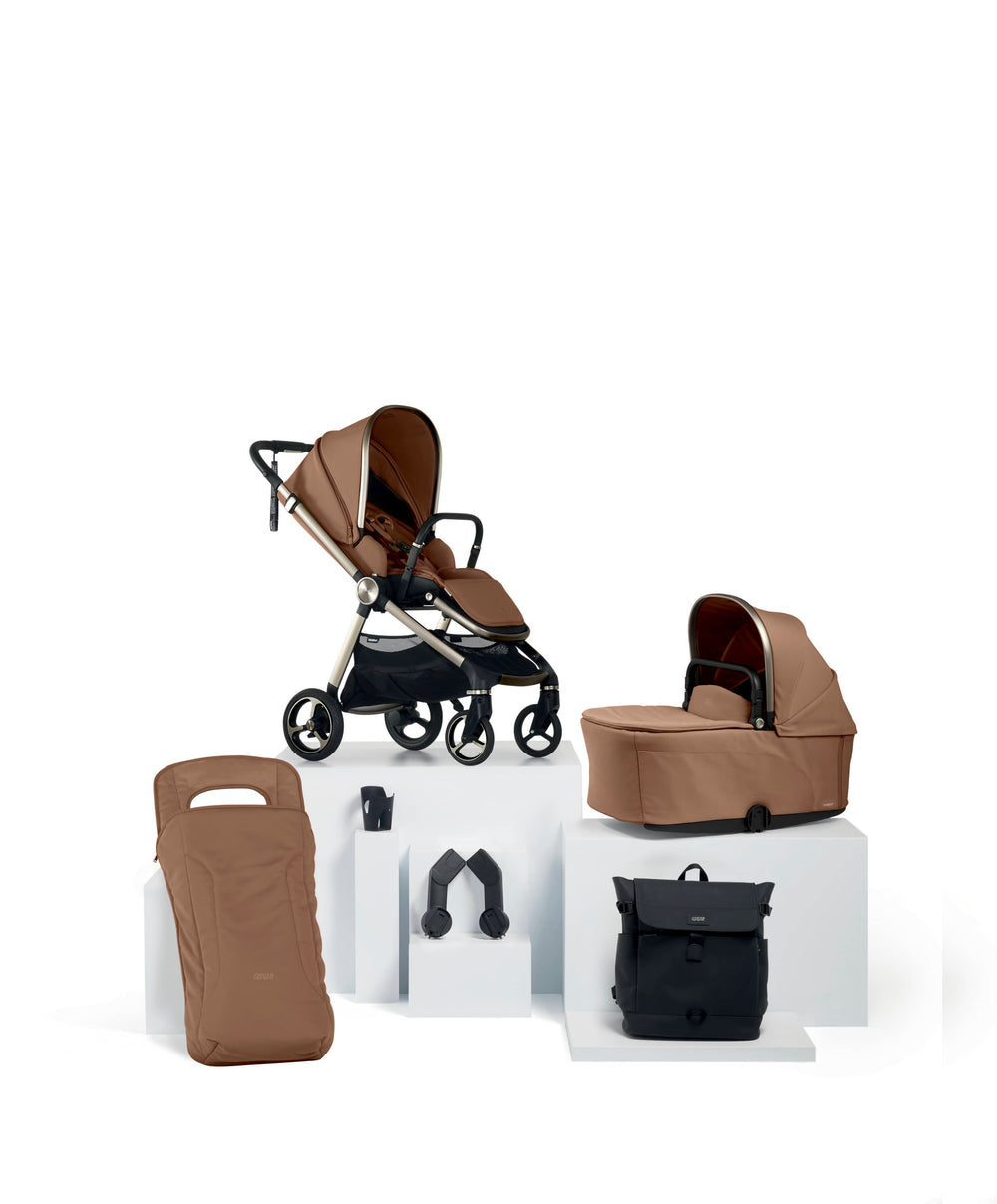 Mamas &amp; Papas Pushchairs Vardo Pushchair Bundle (6 Pieces) - Nutmeg