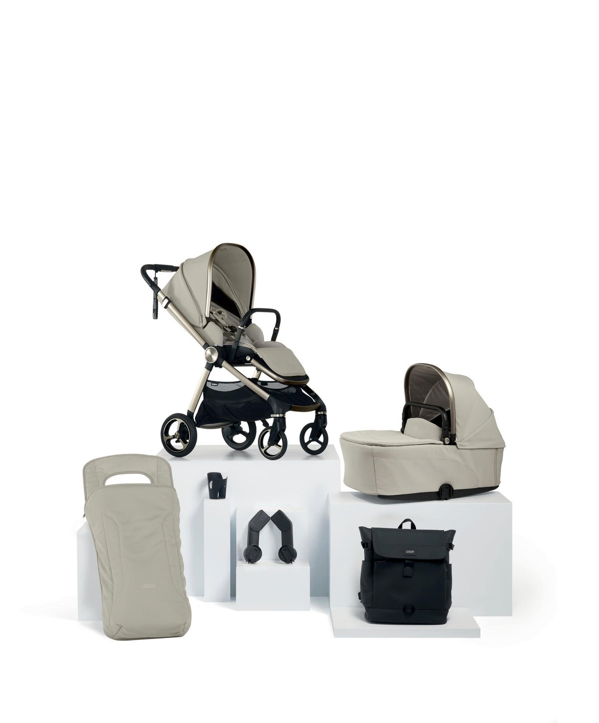 Mamas & Papas Pushchairs Vardo Pushchair Bundle (6 Pieces) - Shell