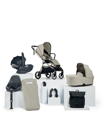 Mamas & Papas Pushchairs Vardo Pushchair Bundle with Cybex Cloud T Car Seat (8 Pieces) - Sage