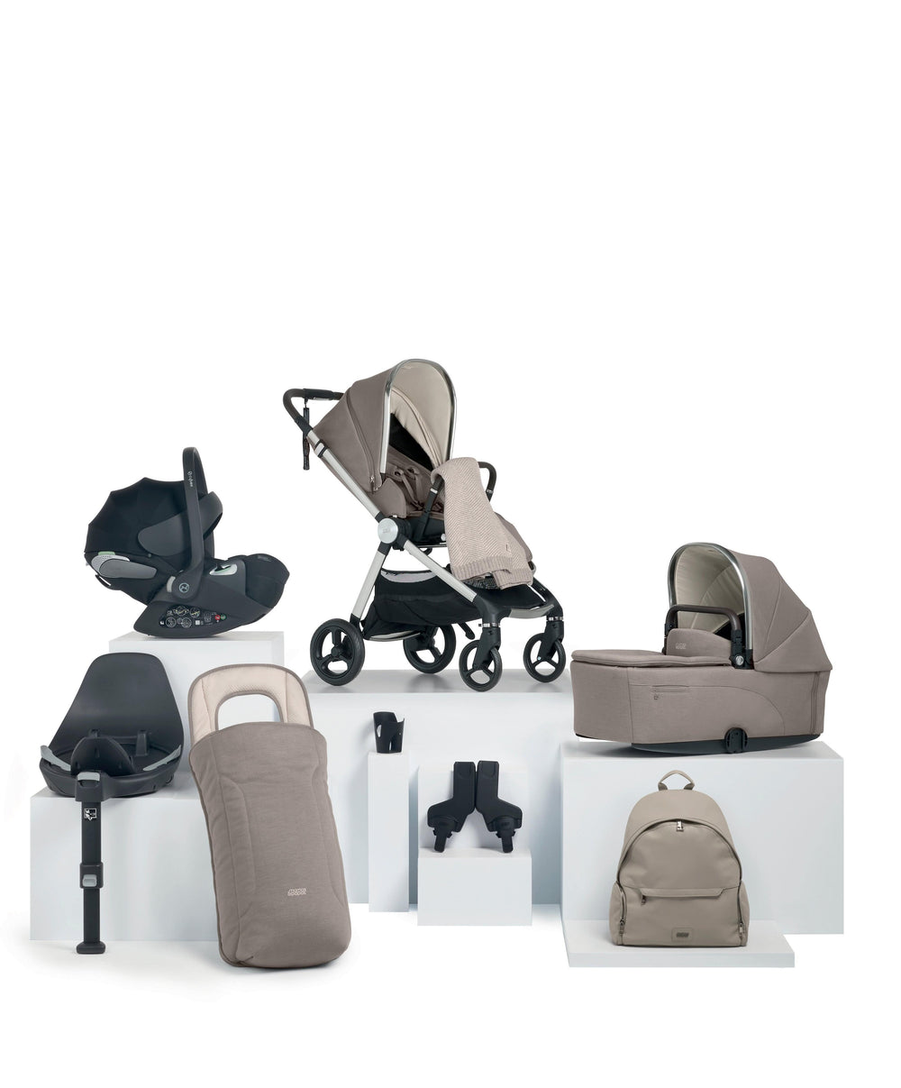Mamas &amp; Papas Pushchairs Vardo Pushchair Bundle with Cybex Cloud T Car Seat (9 Pieces) - Heritage