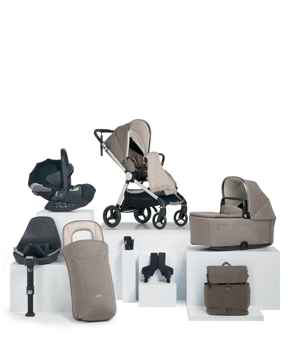 Mamas &amp; Papas Pushchairs Vardo Pushchair Bundle with Cybex Cloud T Car Seat (9 Pieces) - Heritage