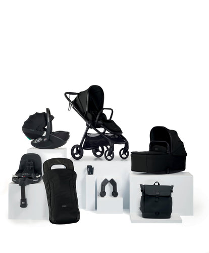 Mamas & Papas Pushchairs Vardo Pushchair Bundle with Maxi-Cosi Pebble 360 Pro² Car Seat (8 Pieces) - Noir