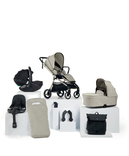 Mamas & Papas Pushchairs Vardo Pushchair Bundle with Maxi-Cosi Pebble 360 Pro² Car Seat (8 Pieces) - Shell