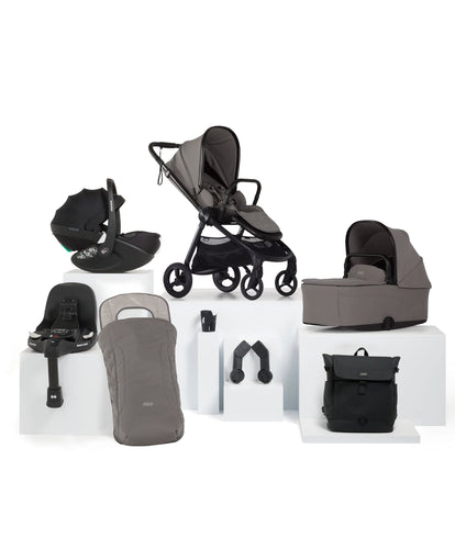 Mamas & Papas Pushchairs Vardo Pushchair Bundle with Maxi-Cosi Pebble 360 Pro² Car Seat (8 Pieces) - Storm