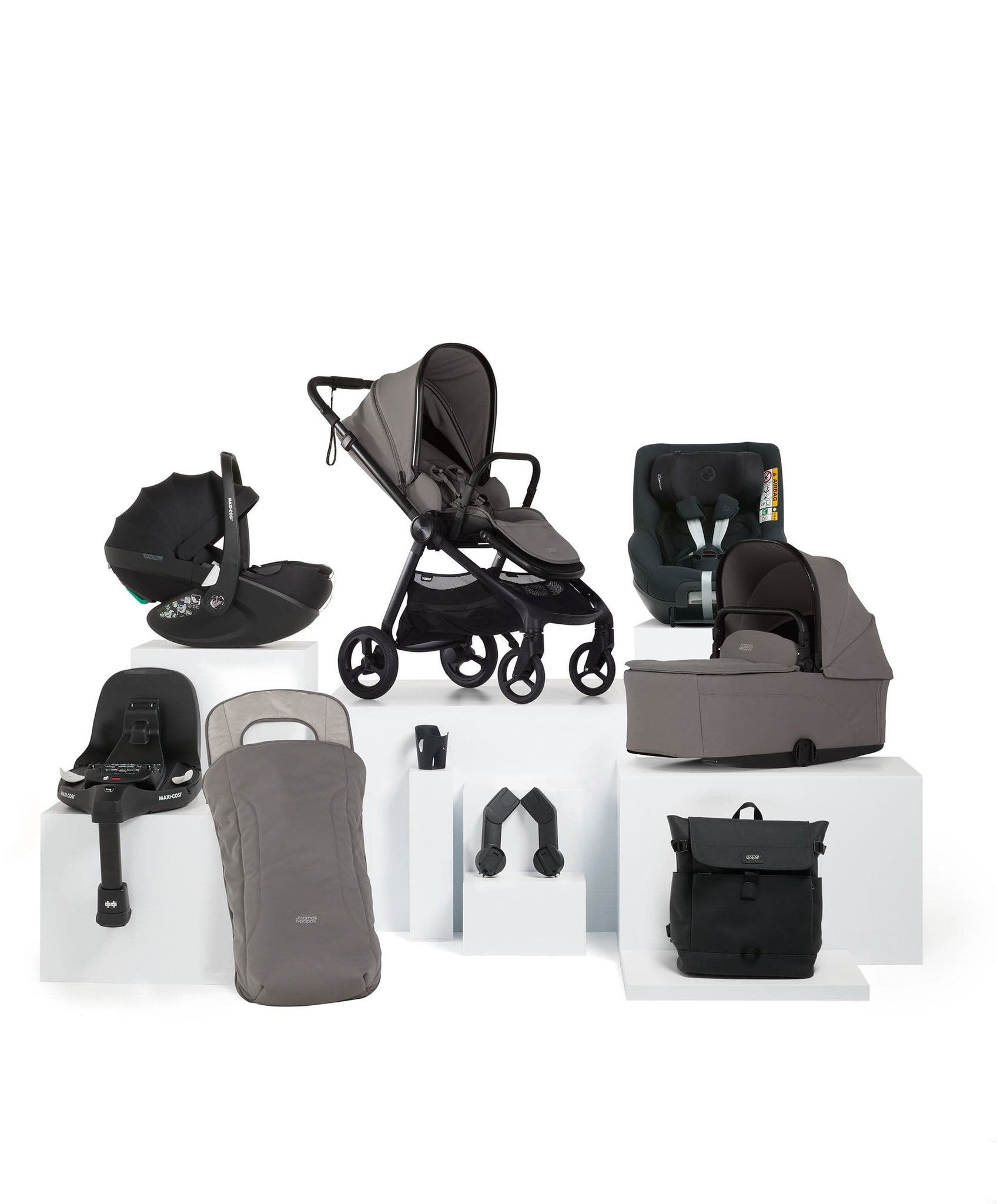 Vardo Pushchair Baby to Toddler Travel Bundle with Maxi-Cosi