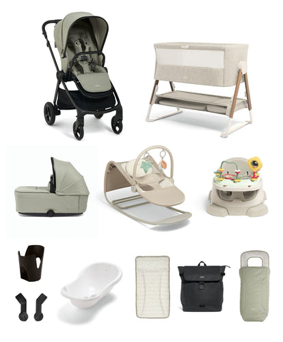 Mamas & Papas Pushchairs Vardo Pushchair Super Bundle (11 Pieces) – Sage
