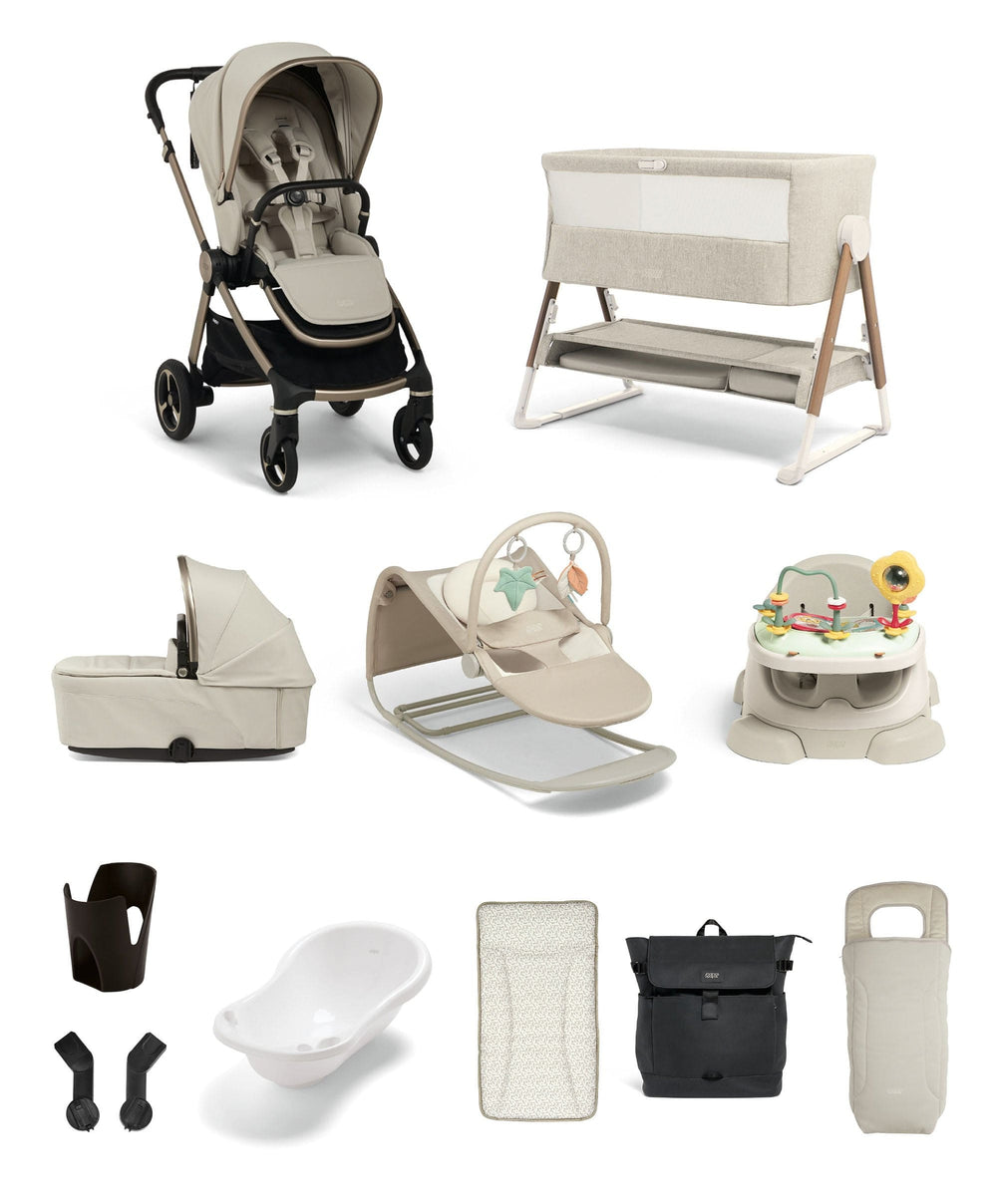 Mamas &amp; Papas Pushchairs Vardo Pushchair Ultimate Newborn Bundle (11 Pieces) - Shell