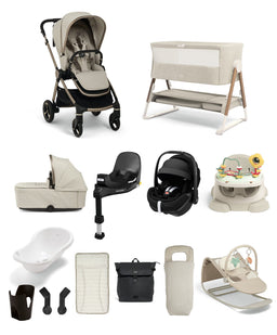Mamas & Papas Pushchairs Vardo Pushchair Ultimate Newborn Bundle with Maxi-Cosi Pebble 360 Pro2 (13 Pieces) - Shell