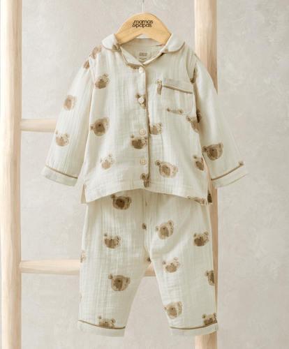 Mamas & Papas Pyjamas & Nightwear Bear Woven Pyjamas