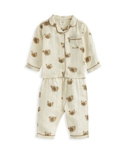 Mamas & Papas Pyjamas & Nightwear Bear Woven Pyjamas