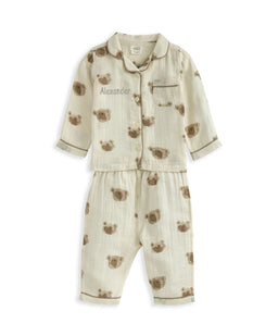 Mamas & Papas Pyjamas & Nightwear Bear Woven Pyjamas