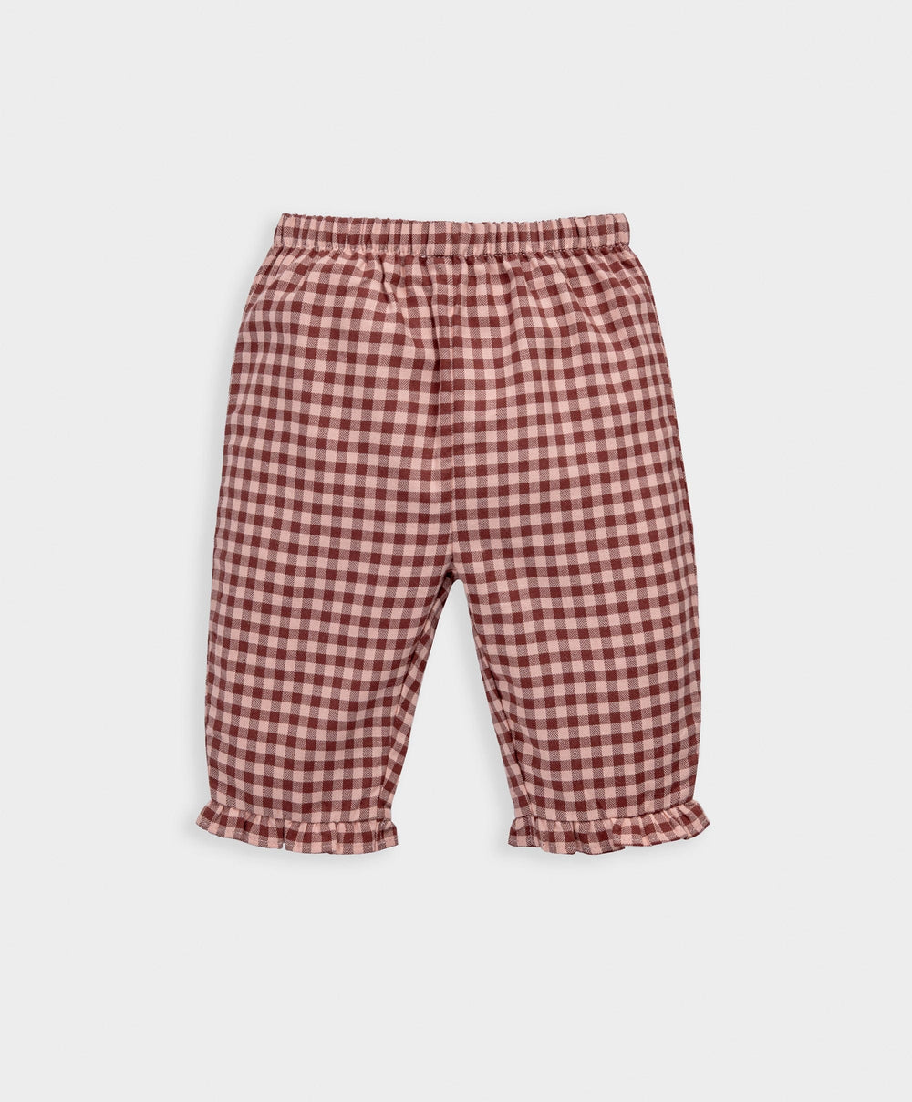 Mamas &amp; Papas Pyjamas &amp; Nightwear Burgundy Gingham Pyjamas