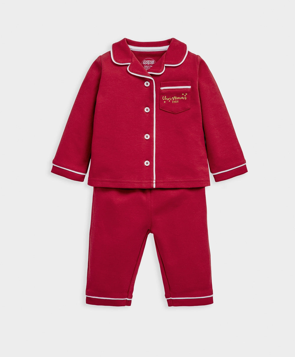 Mamas &amp; Papas Pyjamas &amp; Nightwear Classic Red Christmas Pyjamas