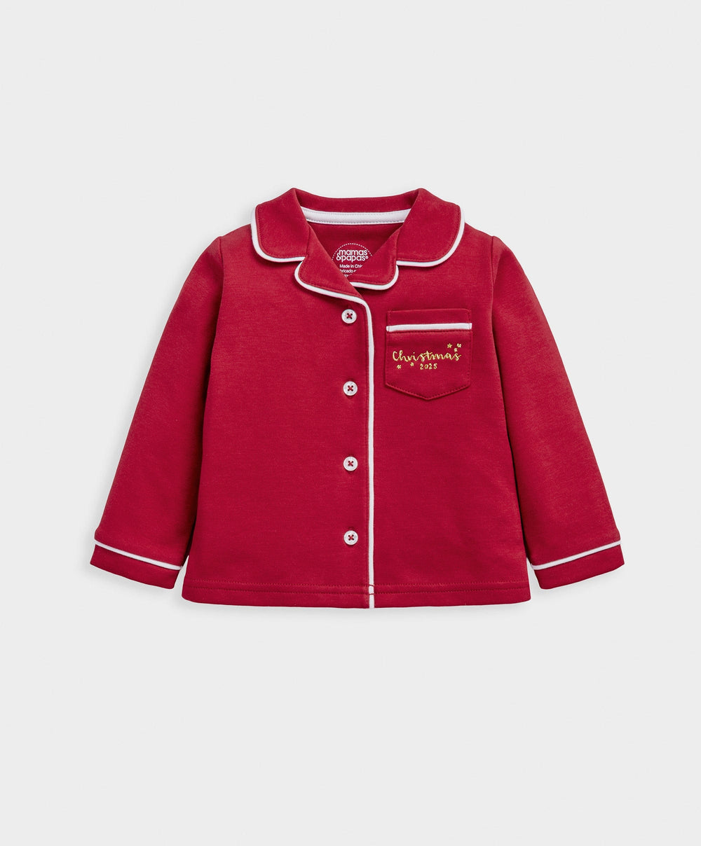 Mamas &amp; Papas Pyjamas &amp; Nightwear Classic Red Christmas Pyjamas
