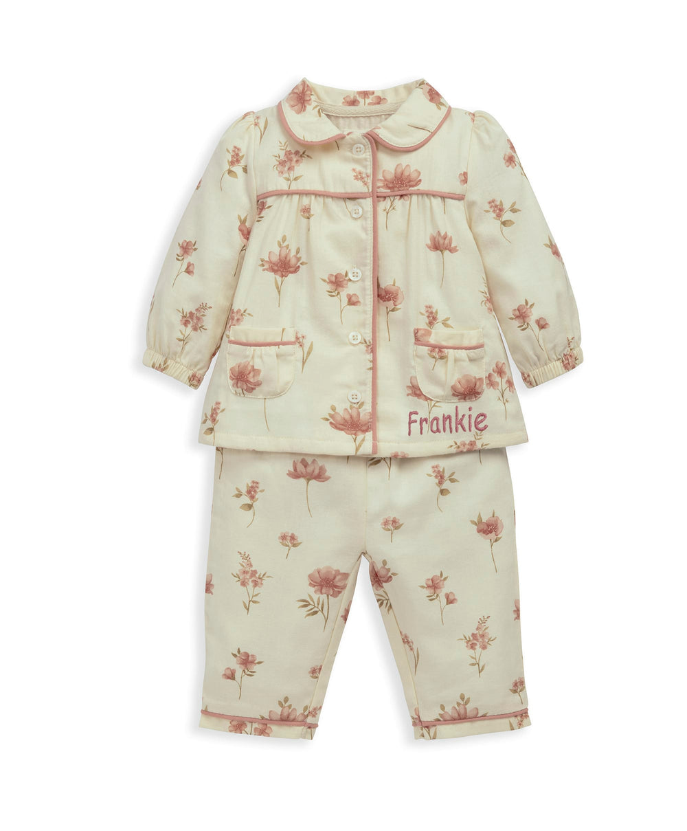 Mamas &amp; Papas Pyjamas &amp; Nightwear Floral Woven Pyjamas