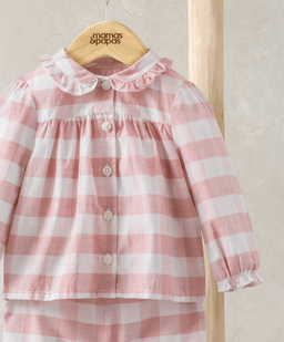 Mamas & Papas Pyjamas & Nightwear Gingham Pyjamas - Pink Checks