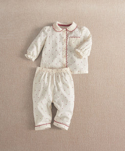 Mamas & Papas Pyjamas & Nightwear Heart Long Sleeve Pyjama Sets