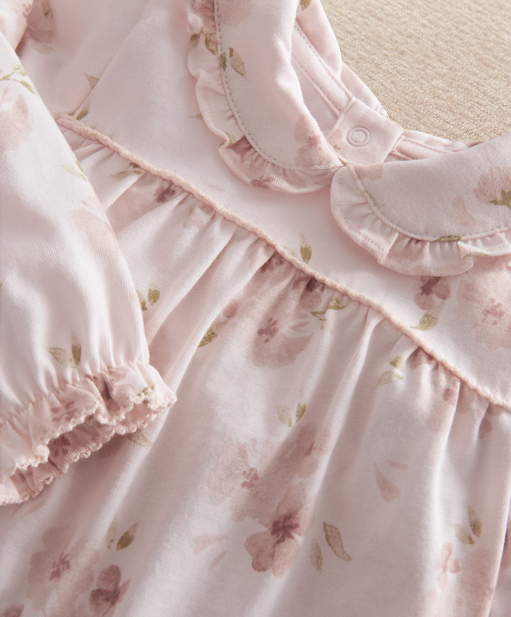 Mamas &amp; Papas Pyjamas &amp; Nightwear Jersey Watercolour Floral Pyjamas