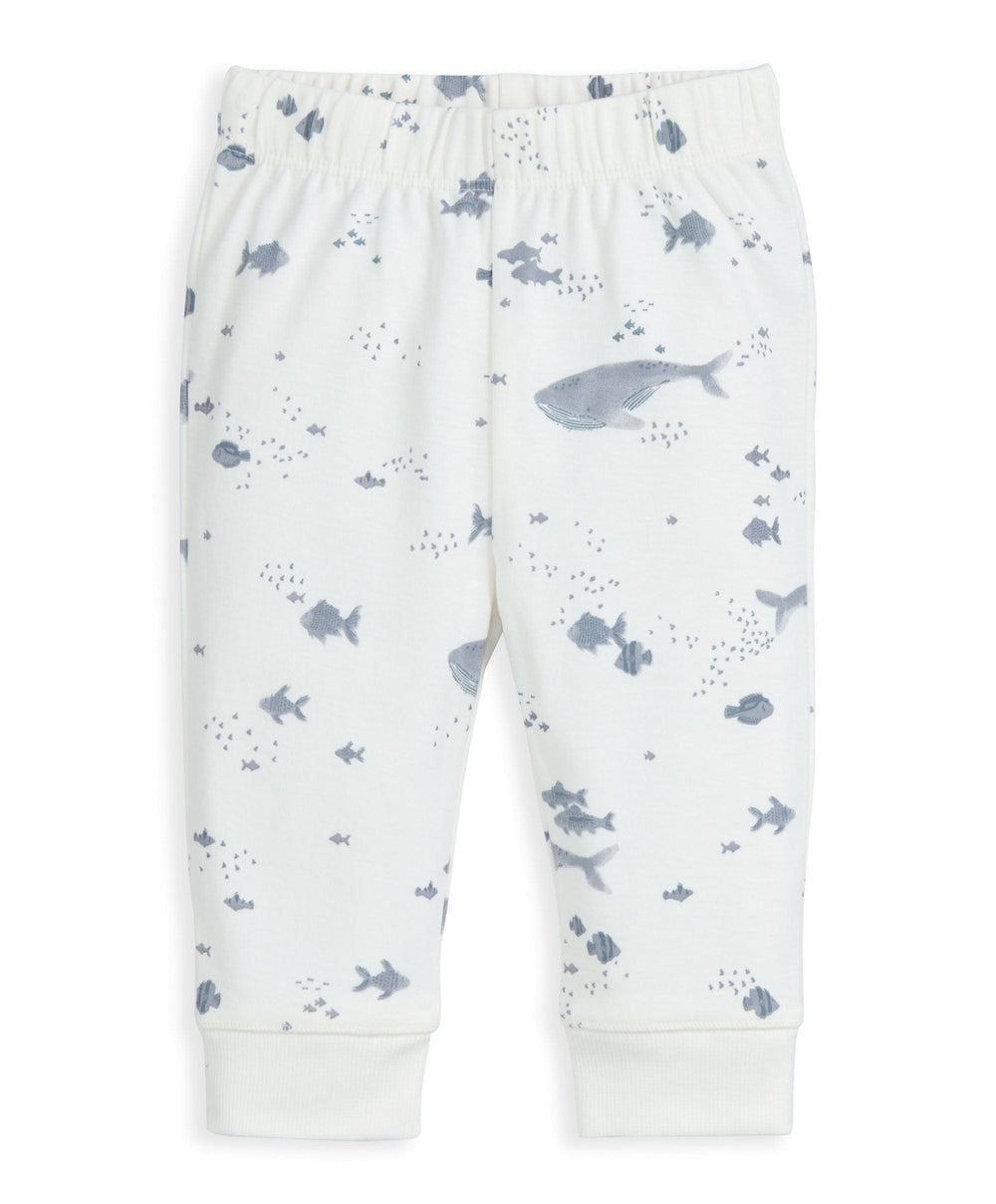 Mamas &amp; Papas Pyjamas &amp; Nightwear Jersey Whale Pyjamas