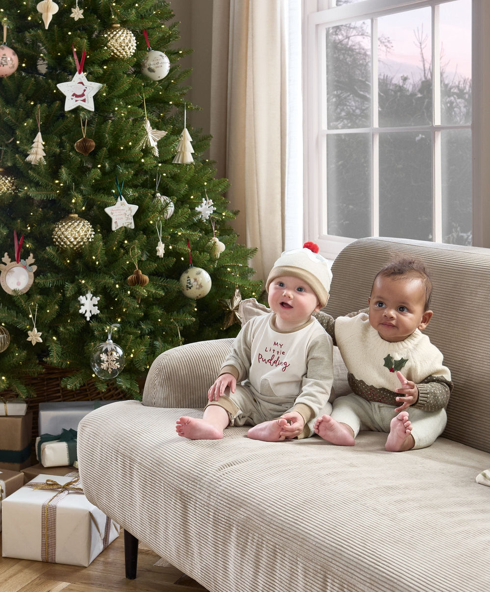 Mamas &amp; Papas Pyjamas &amp; Nightwear Little Pudding Romper &amp; Hat