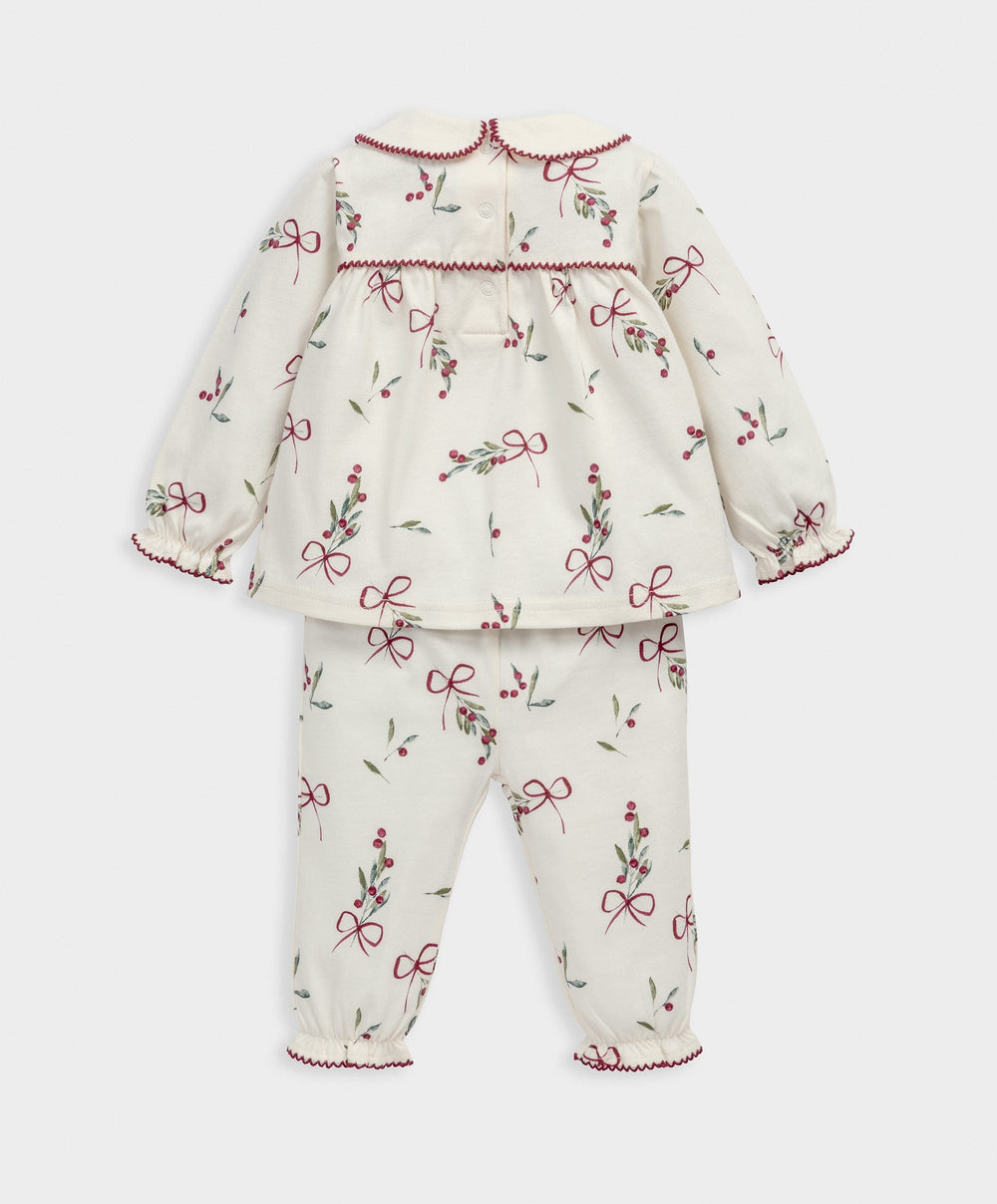 Mamas &amp; Papas Pyjamas &amp; Nightwear Mistletoe Christmas Pyjamas
