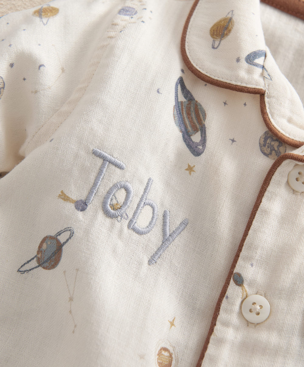 Mamas &amp; Papas Pyjamas &amp; Nightwear Planets Woven Pyjamas