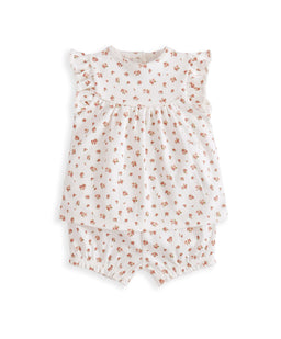Mamas & Papas Pyjamas & Nightwear Rose Print Short Pyjamas