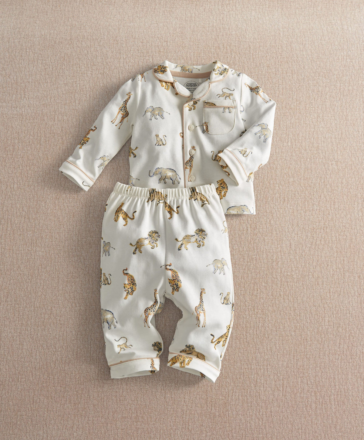Mamas & Papas Pyjamas & Nightwear Safari Jersey Pyjama Set