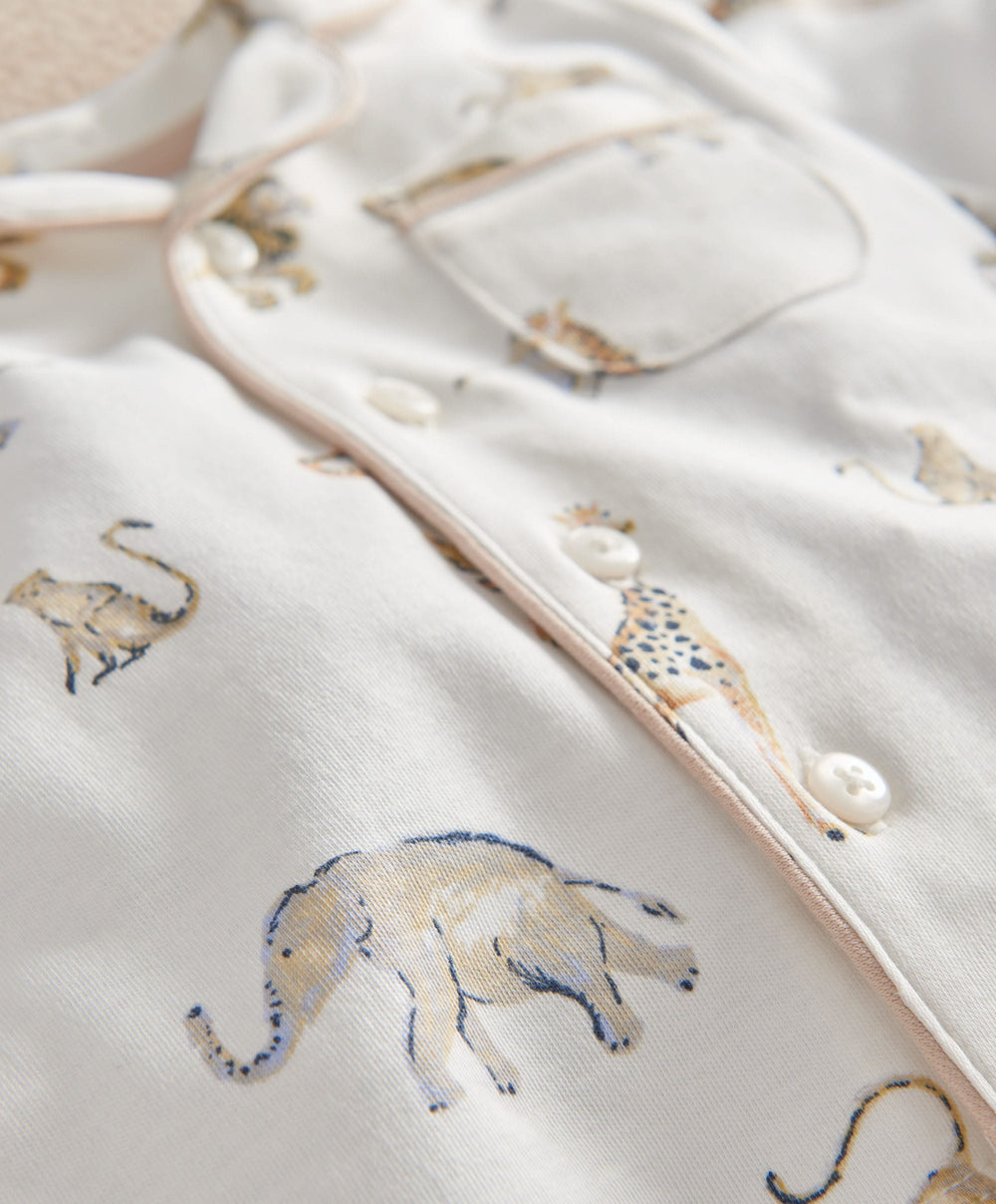Mamas &amp; Papas Pyjamas &amp; Nightwear Safari Jersey Pyjama Set